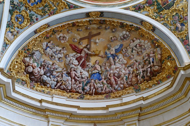 天花板 雕塑 耶稣 - 上的免费照片