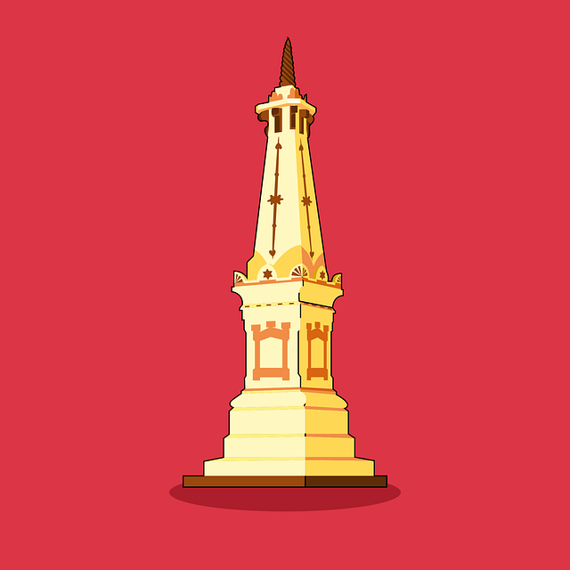 日惹 Tugu 印度尼西亚 - 免费矢量图形