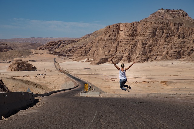 女士 跳 沙漠 - 上的免费照片