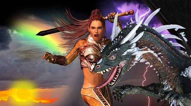 危险 龙的杀手 战斗 - 上的免费图片