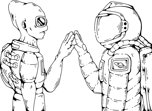 外星人 宇航员 空间 - 免费矢量图形