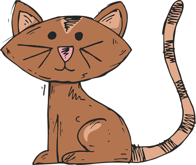 猫 这个动物 画画 - 免费矢量图形