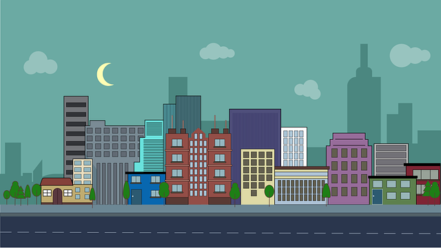 Urbanscape图 城市景观的插图 城市景观 - 上的免费图片