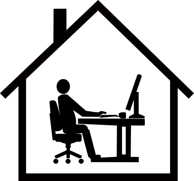 在家办公 在家 工作 - 免费矢量图形