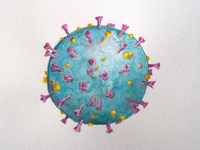 水彩 的病毒 感染 - 上的免费图片