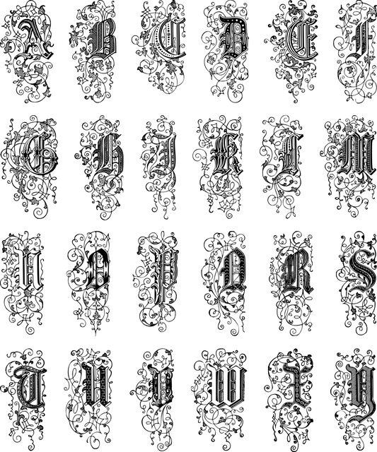 字母 英语 字体 - 免费矢量图形