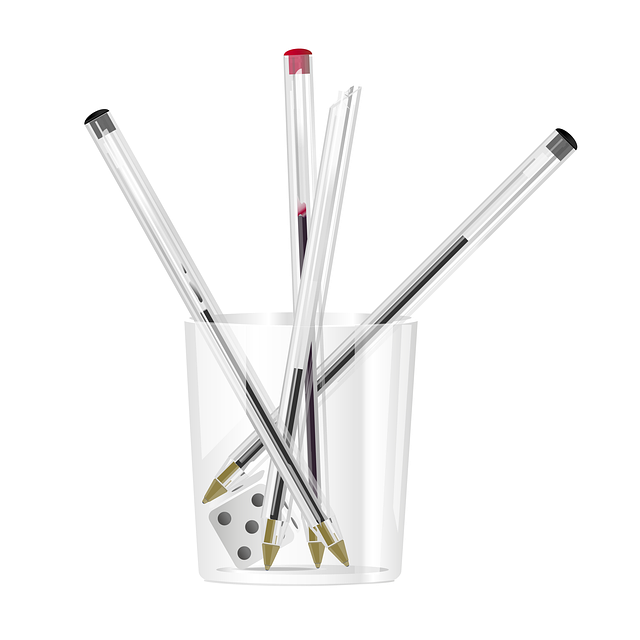 羽毛笔 圆珠笔 玻璃 - 上的免费图片