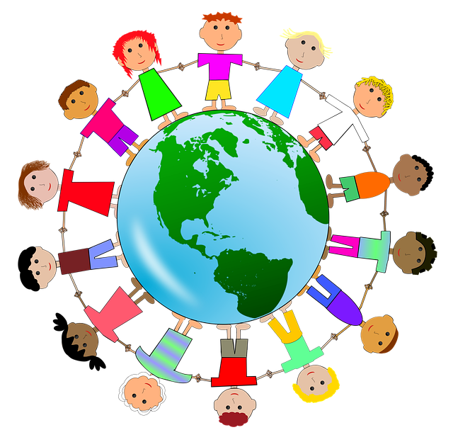 孩子们 人链 和平 - 上的免费图片