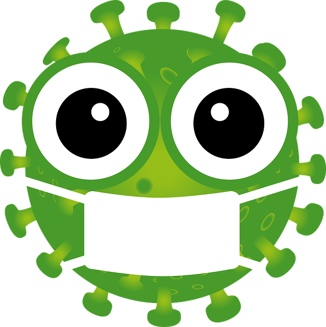 冠状病毒 表情符号 嘴警卫队 - 免费矢量图形