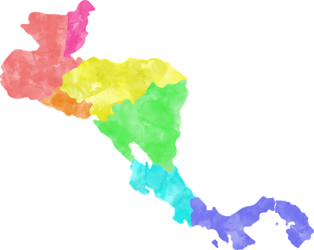 中美洲 彩虹 地图 - 上的免费图片