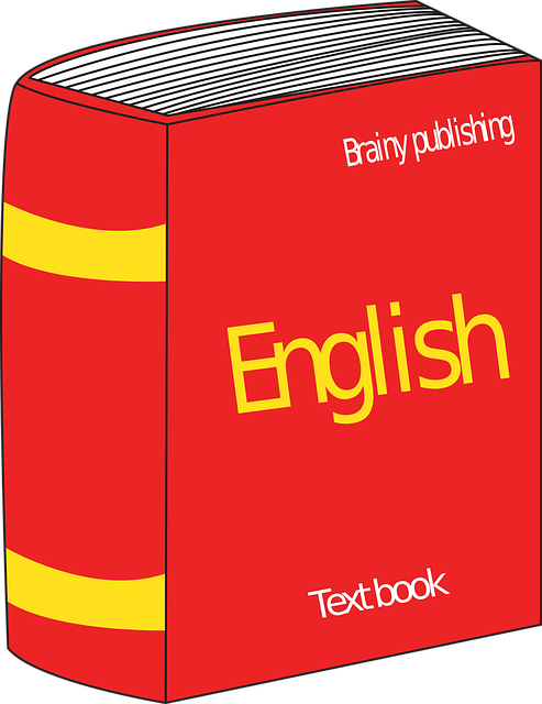 词典 英语 教科书 - 免费矢量图形