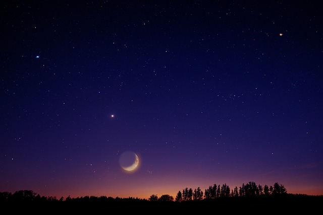 天堂 星星 月亮 - 上的免费照片