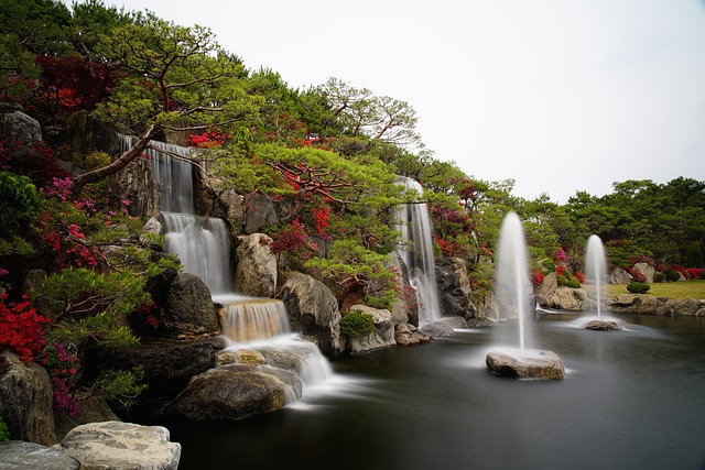 杜鹃花 瀑布 花园 - 上的免费照片