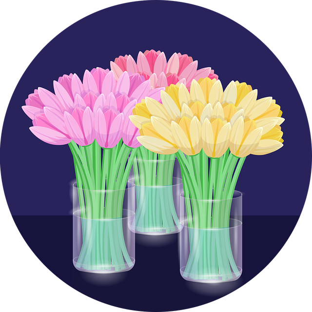 郁金香的郁金香 花花 春天 - 免费矢量图形