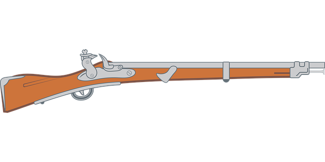 步枪 越过枪 军队 - 免费矢量图形