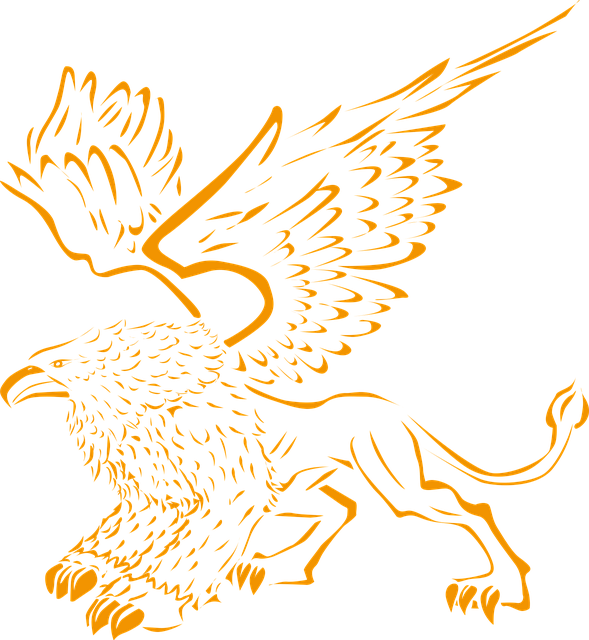 格里芬 神话 狮子 - 免费矢量图形