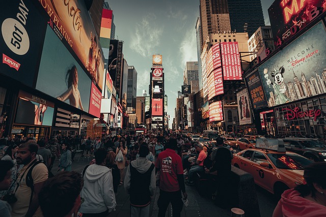 纽约市 纽约 时报广场 - 上的免费照片