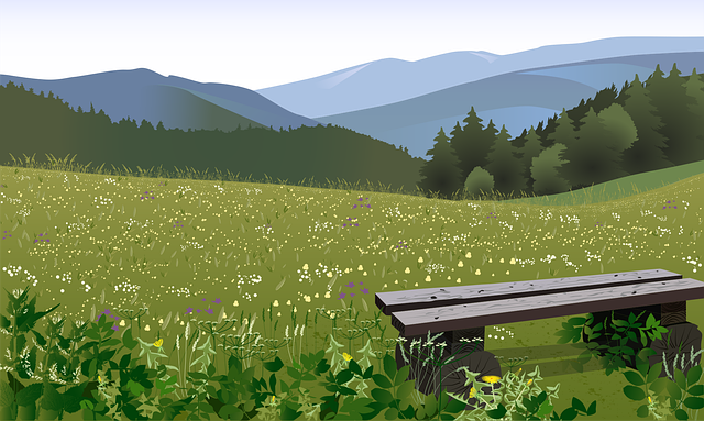 山山脉 景观 小山 - 免费矢量图形