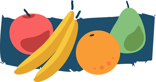 水果 程式化的 冰沙 - 免费矢量图形