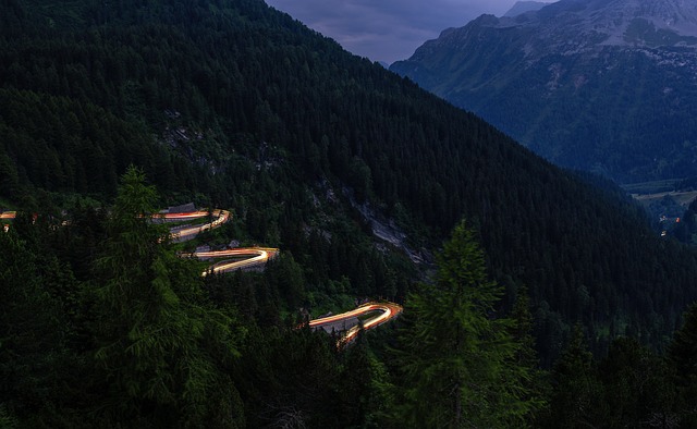 阿尔卑斯山 光痕迹 马洛贾通行证 - 上的免费照片