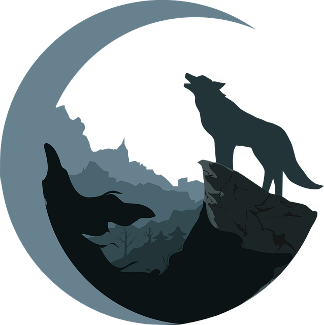 纹身 轮廓 夜晚 - 免费矢量图形