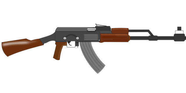 武器 Ak-47 步枪 - 免费矢量图形