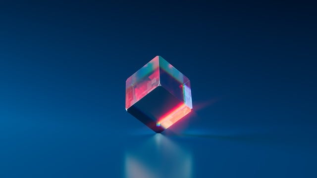 蓝色的 水晶 立方体 - 上的免费图片