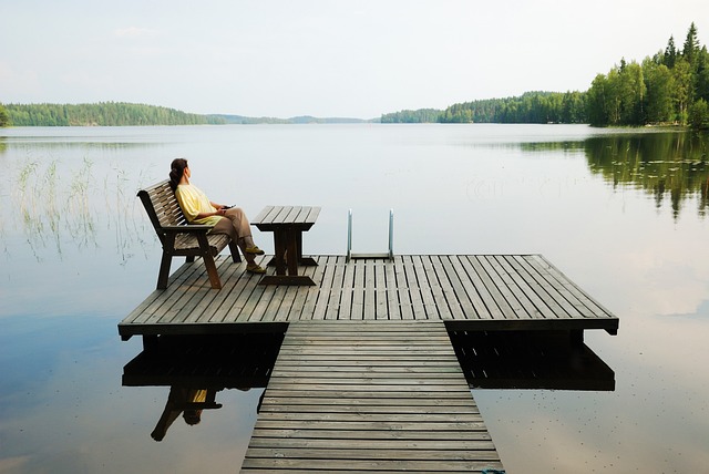 湖 平台 木质平台 - 上的免费照片