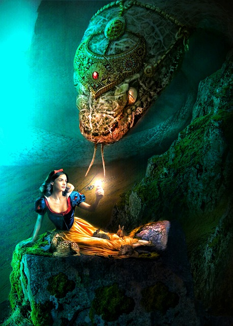 雪白色 童话故事 蛇 - 上的免费图片