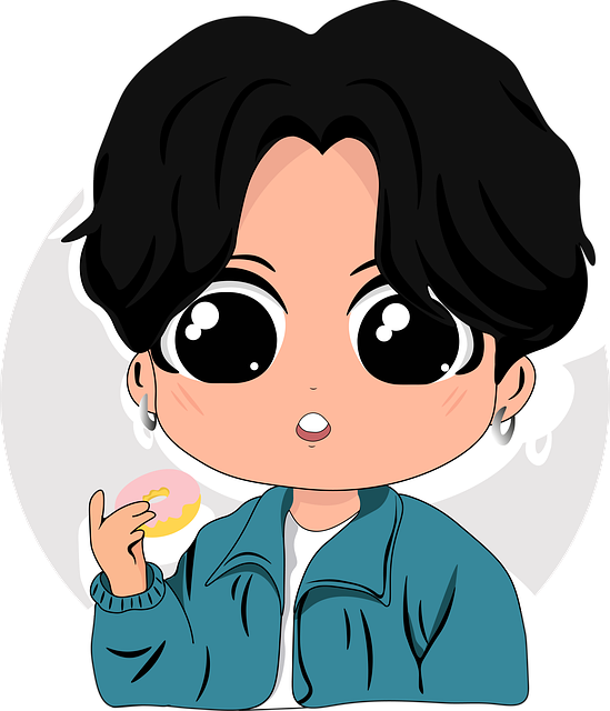 男孩 圆环图 油炸圈饼 - 上的免费图片