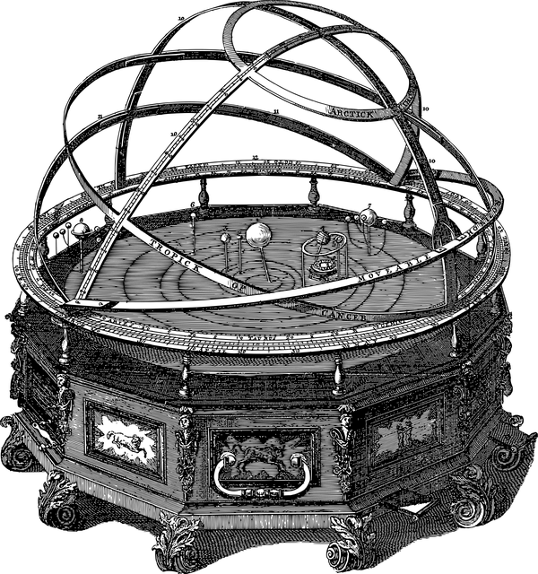 太阳系仪 浑 天文学 - 免费矢量图形