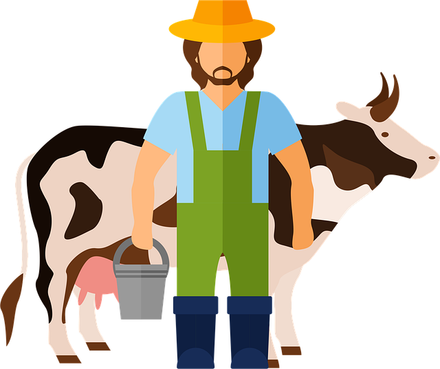 农场 农民 奶牛 - 上的免费图片