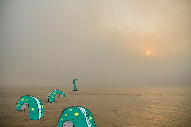海 怪物 尼斯湖 - 上的免费图片