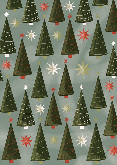 圣诞树 图案 墙纸 - 上的免费图片