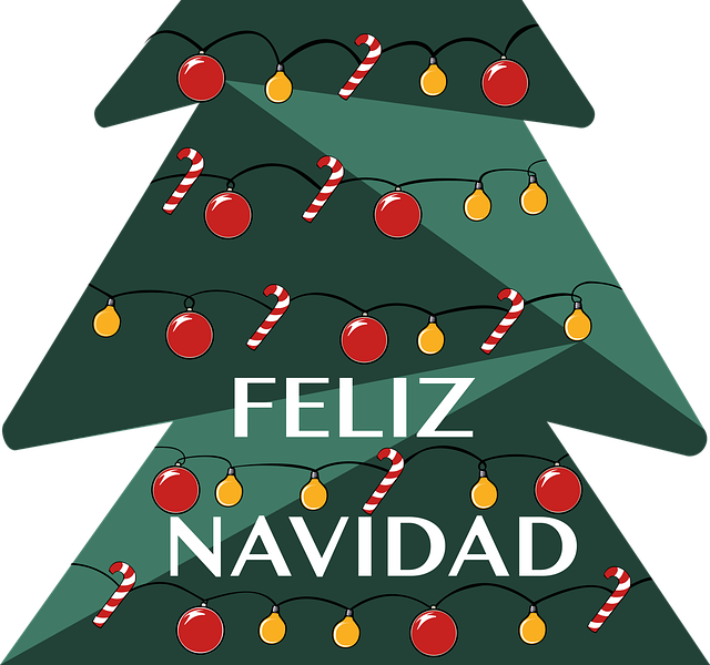 费利斯·纳维达德 圣诞节 树 - 免费矢量图形