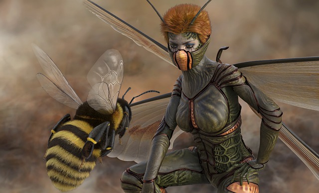 女士 仙女 蜜蜂 - 上的免费图片
