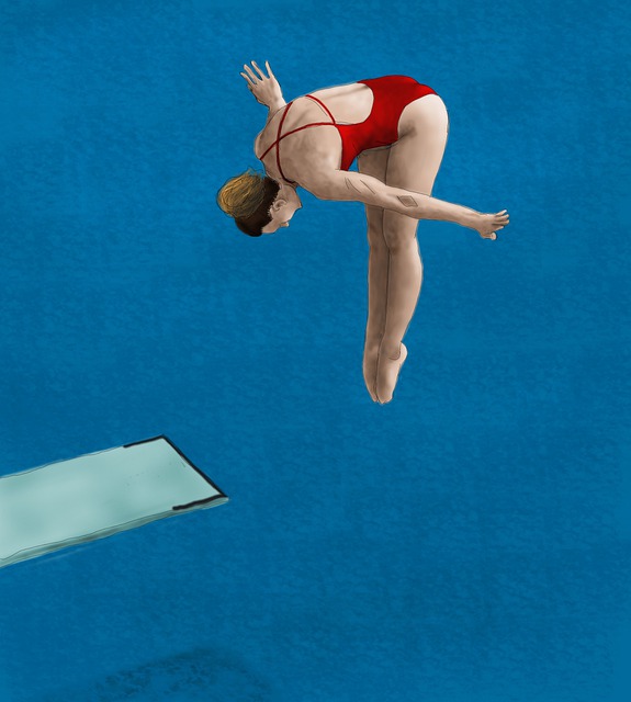 潜水 潜水员 跳板 - 上的免费图片