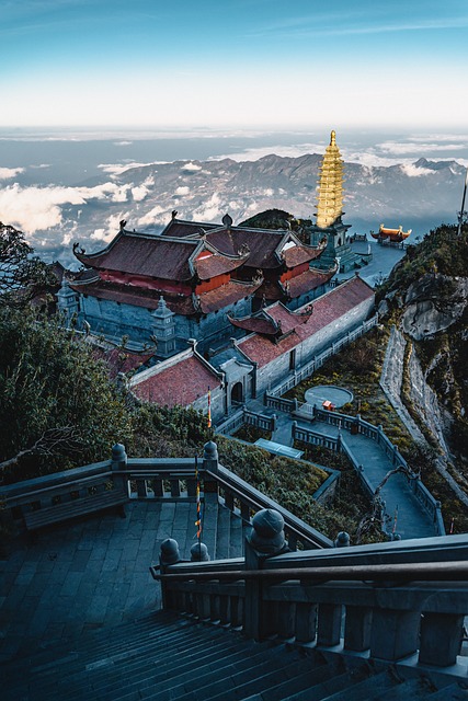 寺庙 楼梯 山 - 上的免费照片