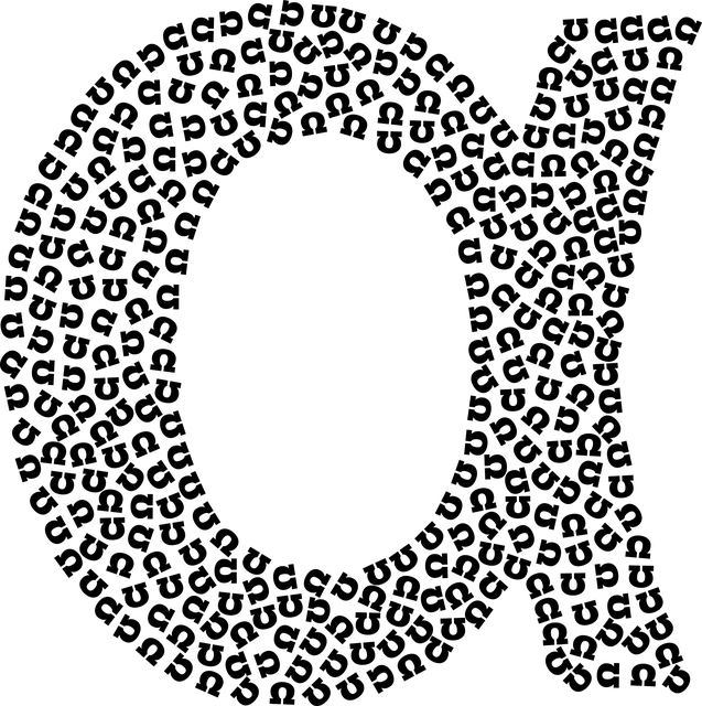 Α 欧米茄 排版 - 免费矢量图形