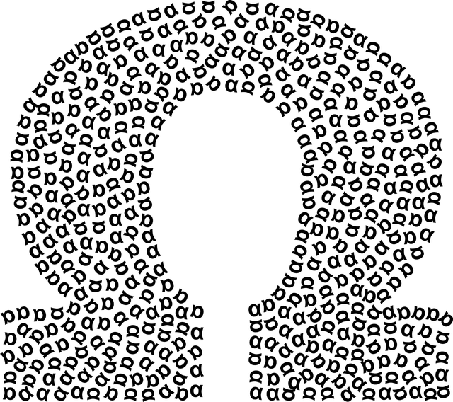 Α 欧米茄 排版 - 免费矢量图形