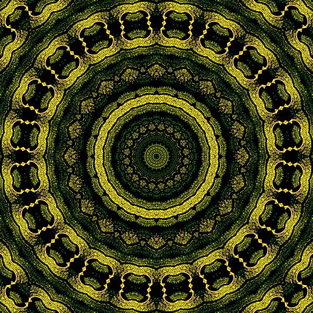 曼荼罗 圆圈 中央 - 上的免费图片