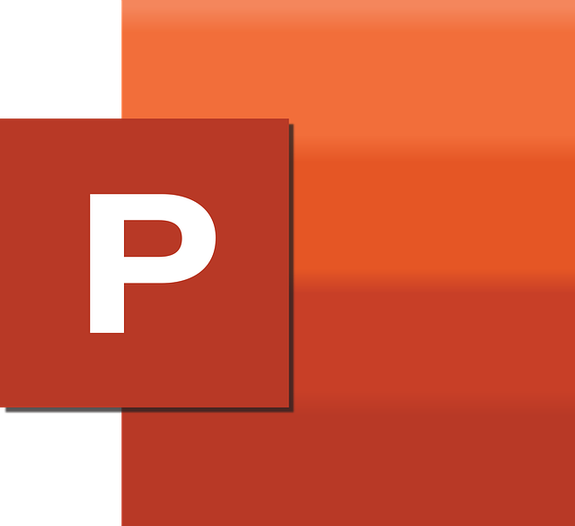 微软幻灯片软件 Microsoft Powerpoint 简报徽标 - 免费矢量图形
