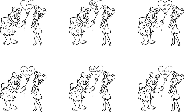 弗林斯顿 家庭 爱 - 免费矢量图形