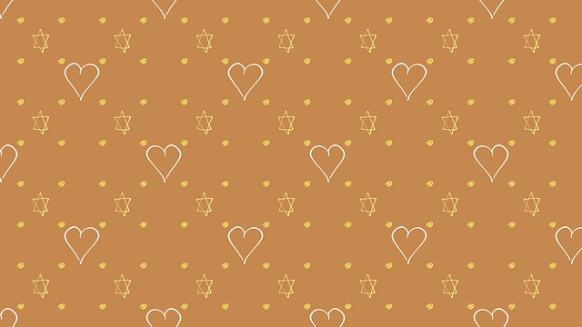 星星 心 图案 - 上的免费图片