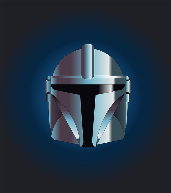 他们安达洛里亚人 Mandalorian 星球大战 - 免费矢量图形