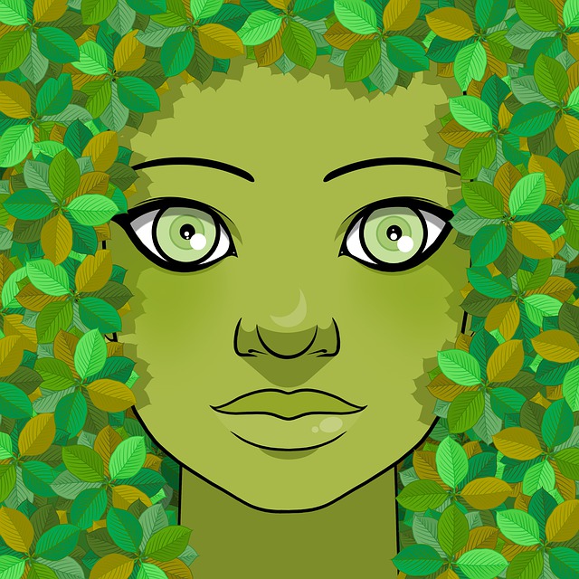 女孩 树妖 树叶 - 上的免费图片