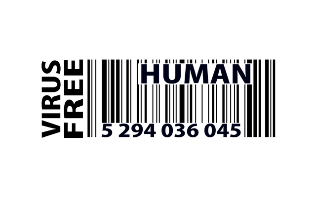 条码 代码 无病毒 - 免费矢量图形
