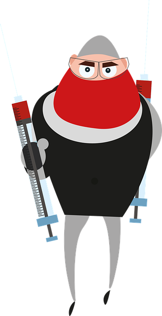 预防接种 医生 Covid - 免费矢量图形