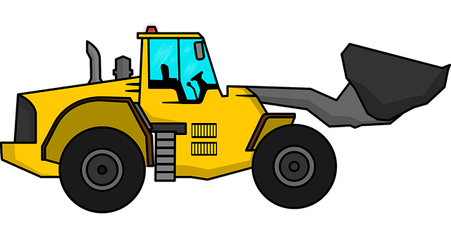 挖掘机 车辆 建筑设备 - 免费矢量图形