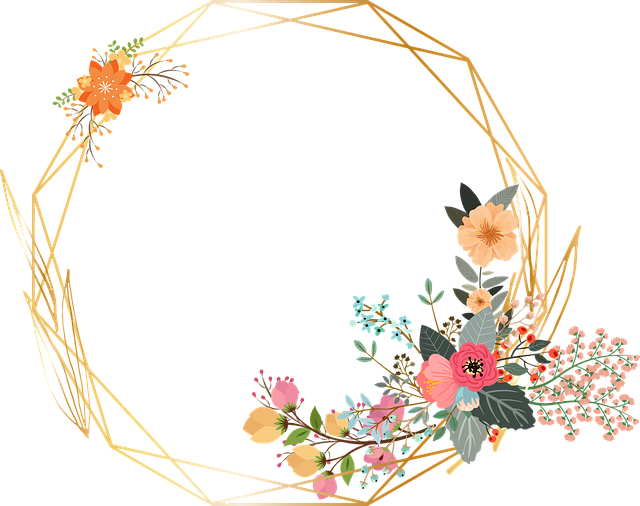 花朵 框架 边界 - 免费矢量图形